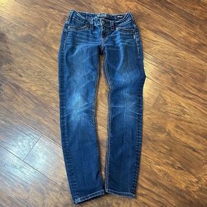 Women’s Silver Suki super stretch skinny jeans. W27/L31